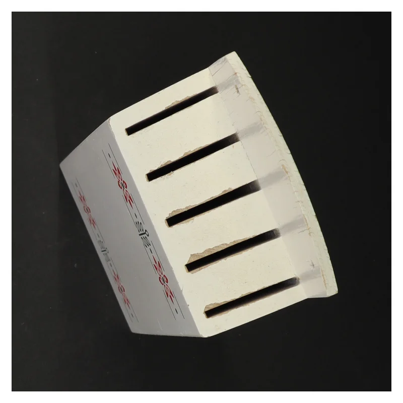 Vintage Træ knivblok (str. 28 x 10 x 5 cm)