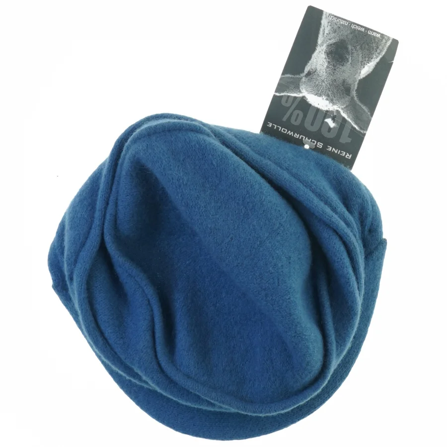 Kasket Hue Hat med skygge 100% Ren blød Lamme Uld (Onesize)