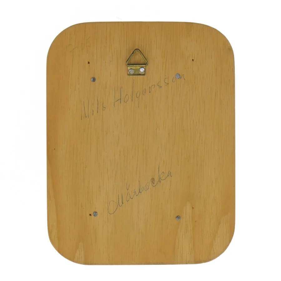 Træ Ophæng med udskåret motiv (str. 15,5 x 12 cm)