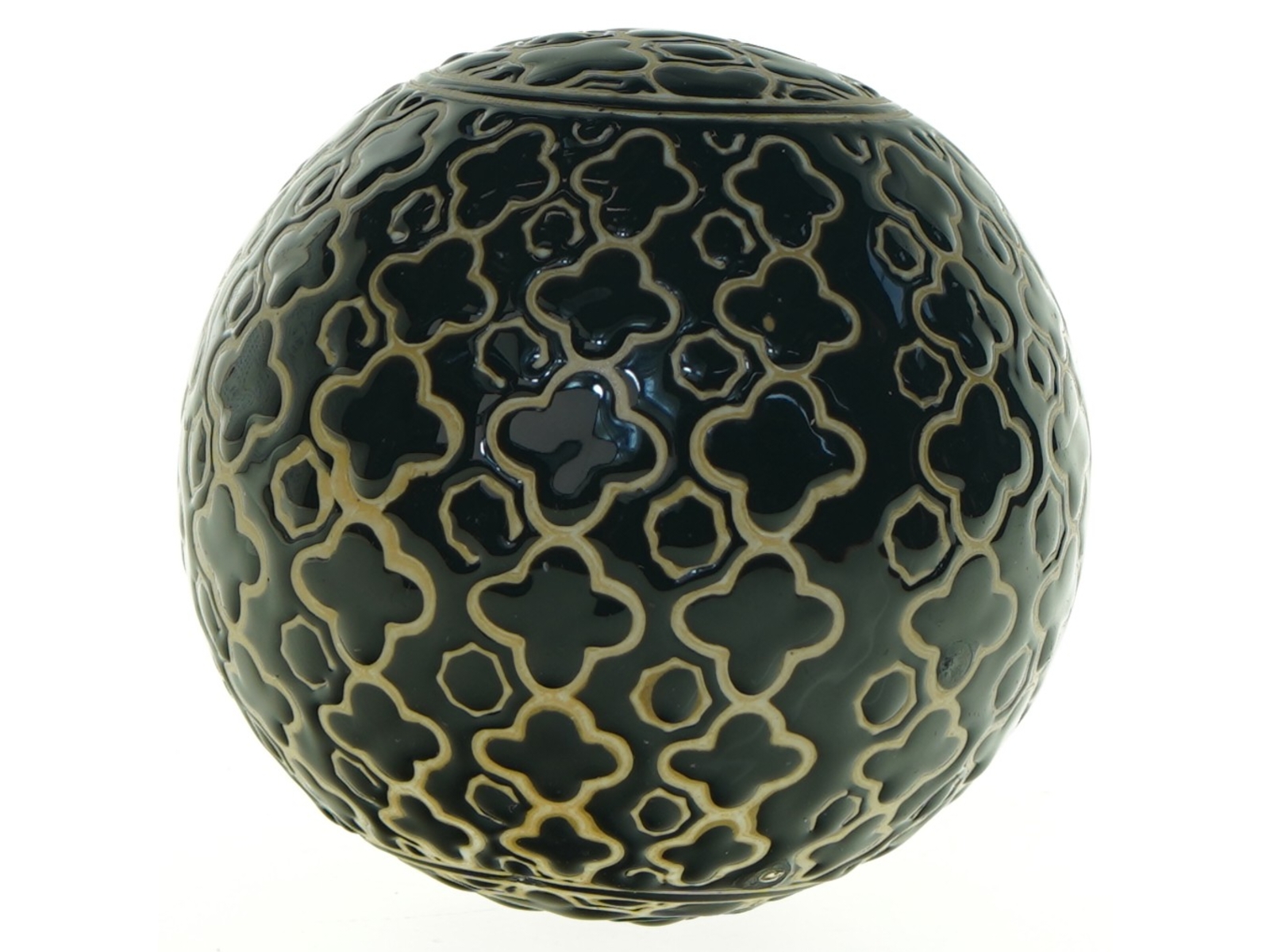 Dekorativ keramikkugle (str. 11 x 11 cm)