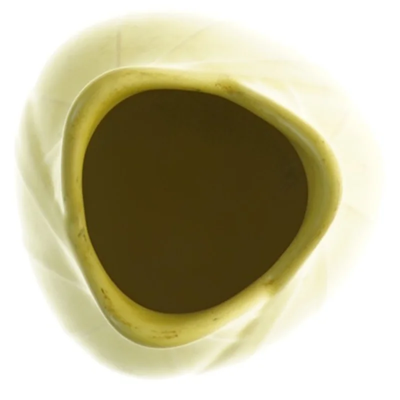 Ældre Gul Hedegaard Keramik vase (str. 9 x 7 cm)