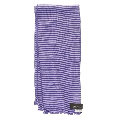 Stribet silke tørklæde fra Rosemunde (str. 15x152 cm)