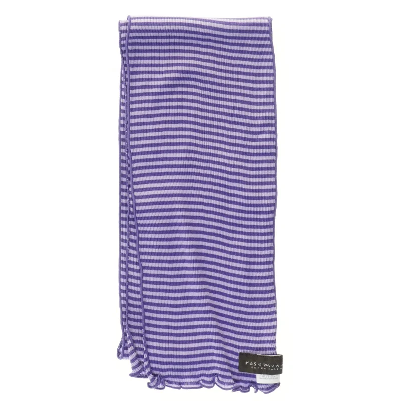 Stribet silke tørklæde fra Rosemunde (str. 15x152 cm)