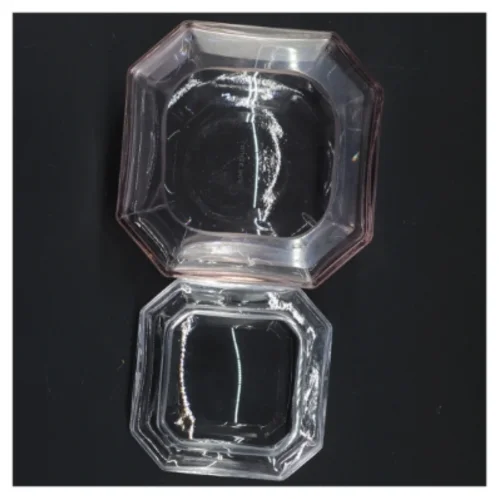 Opbevaringsglas med låg fra Louise Roe (str. 12x12x10 cm)