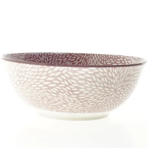 Mønstret skål (str. 23 x 8 cm)