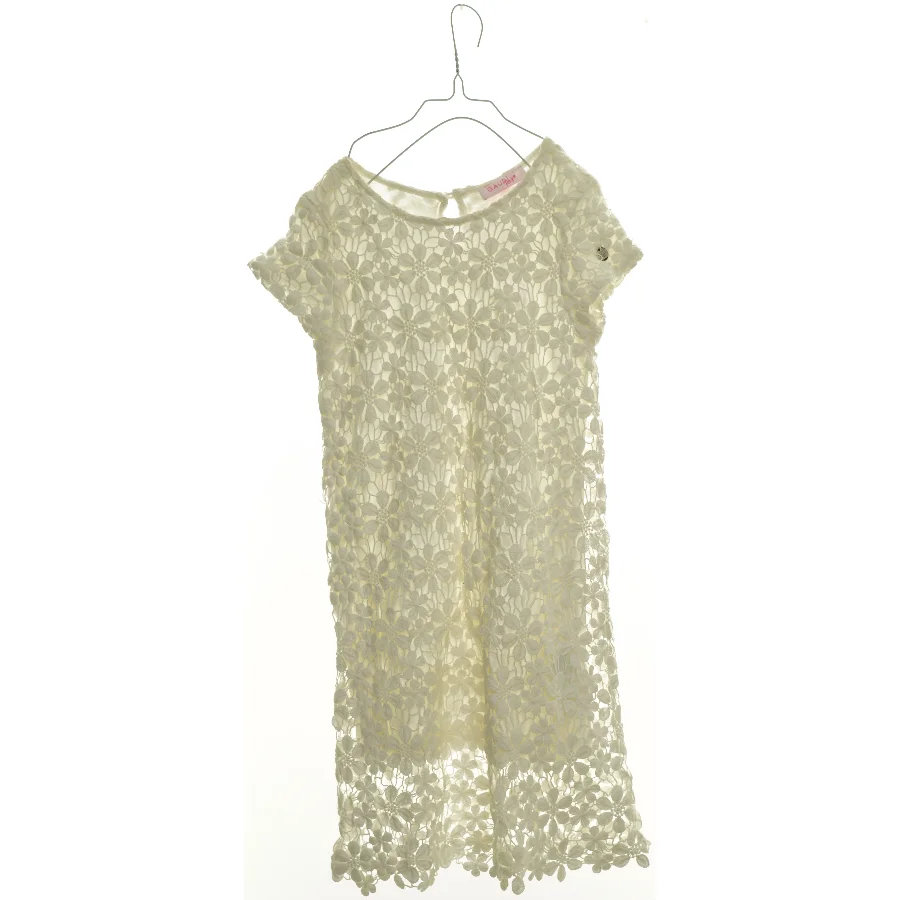 Blomster blonde Kjole fra Gaudi teen (str. 128 cm)