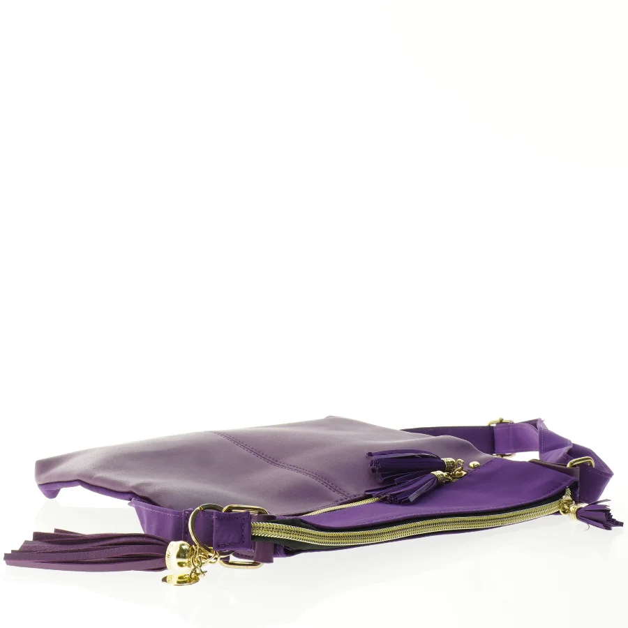 Lilla crossbody taske (str. 28 x 27 cm)