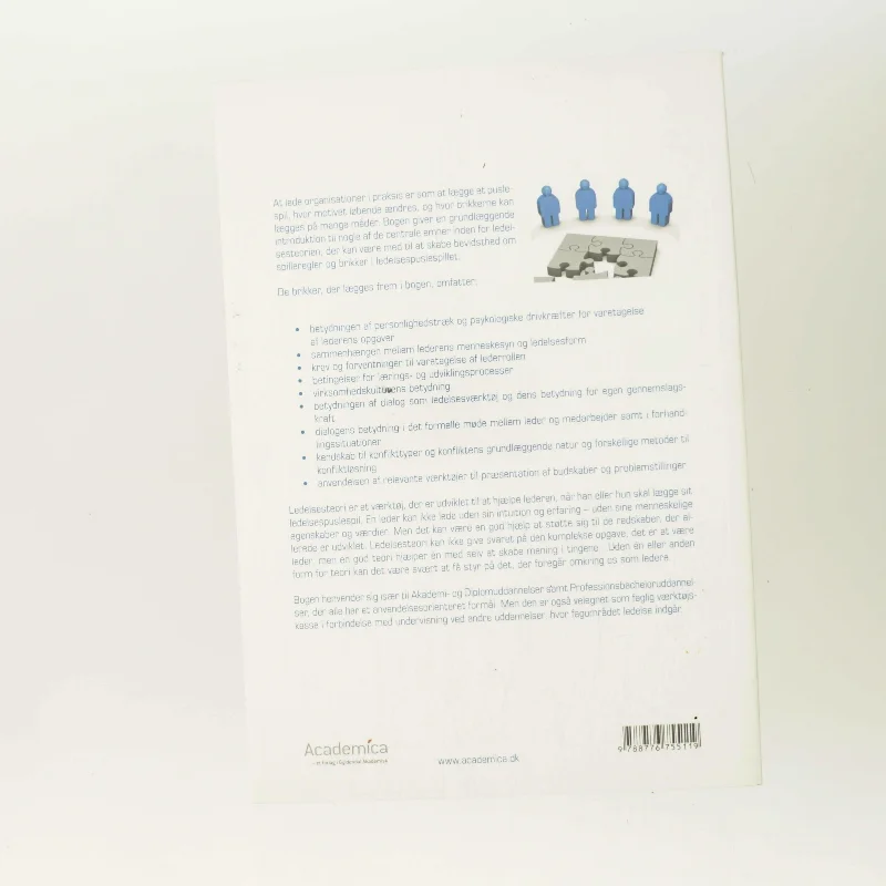 Ledelse i teori og praksis : videregående uddannelser (Bog)