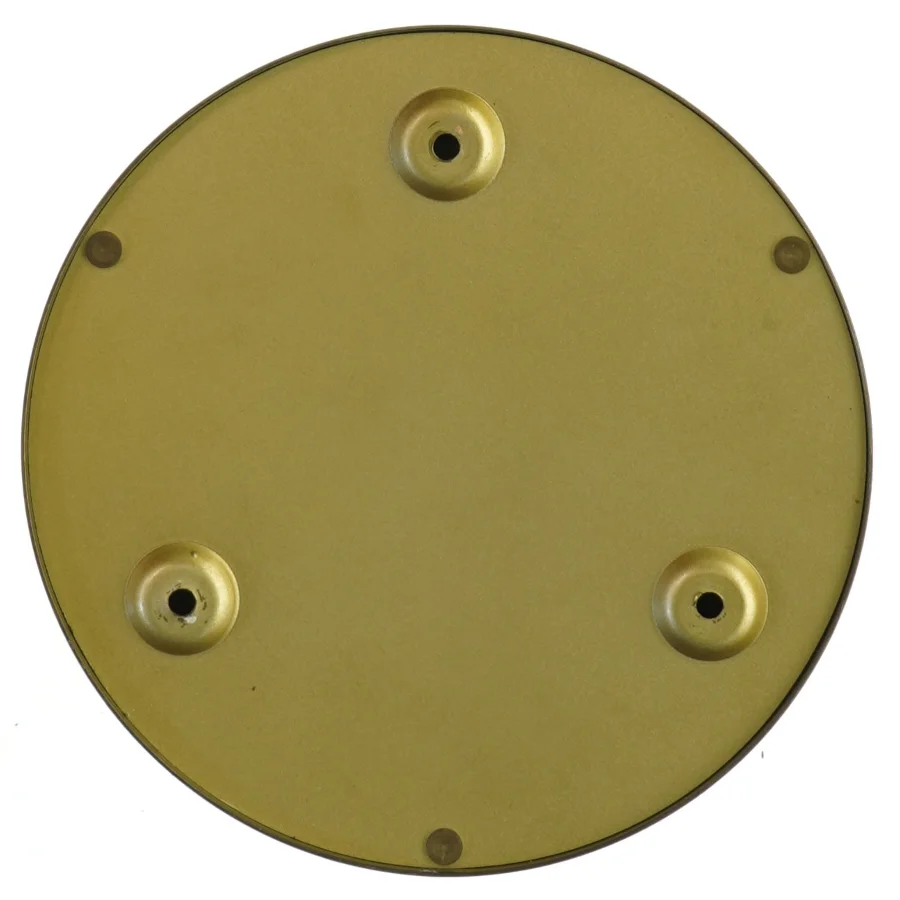 Væghængt skibsur med nøgle (str. Ø 16 cm)