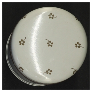 Vintage dåse med Forget-Me-Not blomstermønster fra Södahl (str. 13 x 9 cm)