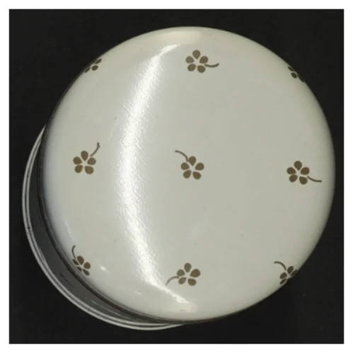 Vintage dåse med Forget-Me-Not blomstermønster fra Södahl (str. 13 x 9 cm)