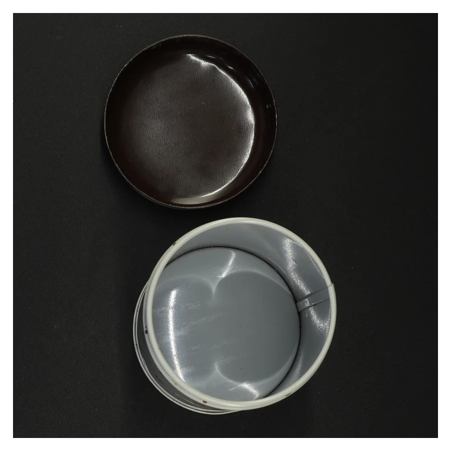 Vintage dåse med Forget-Me-Not blomstermønster fra Södahl (str. 13 x 9 cm)