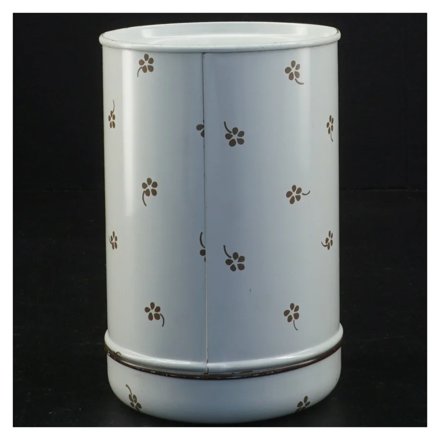 Vintage dåse med Forget-Me-Not blomstermønster fra Södahl (str. 13 x 9 cm)