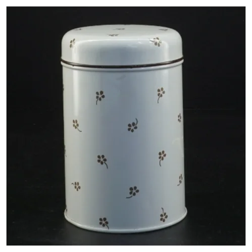 Vintage dåse med Forget-Me-Not blomstermønster fra Södahl (str. 13 x 9 cm)