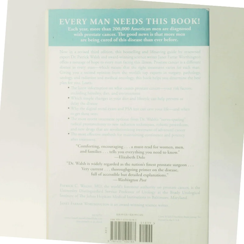 Dr. Patrick Walsh's Guide to Surviving Prostate Cancer (Bog)