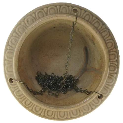 Keramisk hænge potte (str. Ø 14,5 cm længde 20 cm)