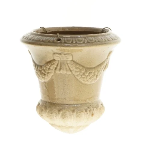 Keramisk hænge potte (str. Ø 14,5 cm længde 20 cm)