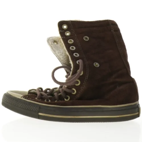 Converse Allstar High-Top Nubuck LæderSneakers med lunt for (str. 37 / 4,5)