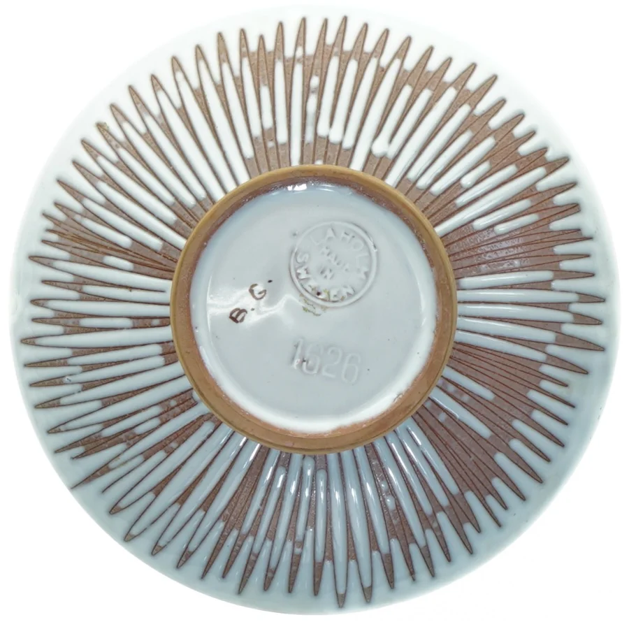 Laholm Sweden B. G. keramik (str. Diameter 16 cm)