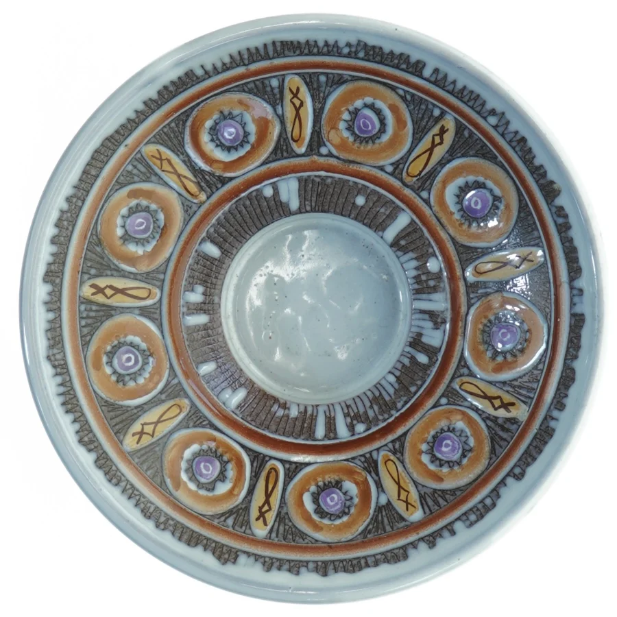 Laholm Sweden B. G. keramik (str. Diameter 16 cm)