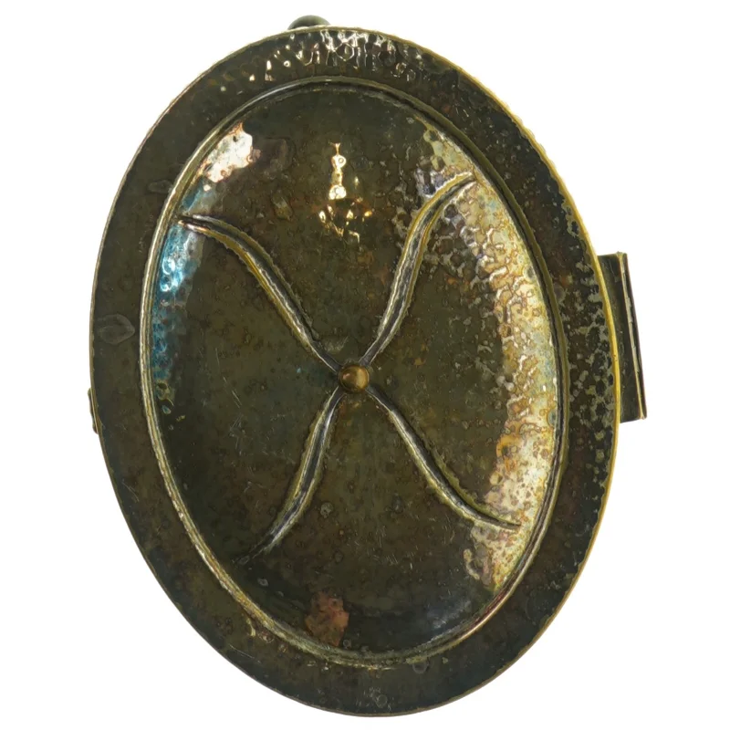 Gammel MALM metal dåse med låg (str. 17 x 13 cm)