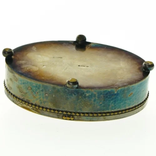 Gammel MALM metal dåse med låg (str. 17 x 13 cm)