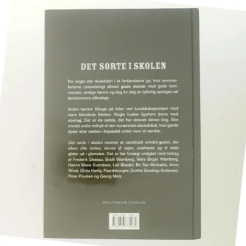 Det sorte i skolen af Georg Metz (Bog)