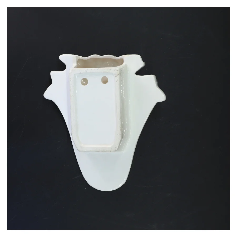 Keramisk væg vase med dekor (str. 20x20 cm)