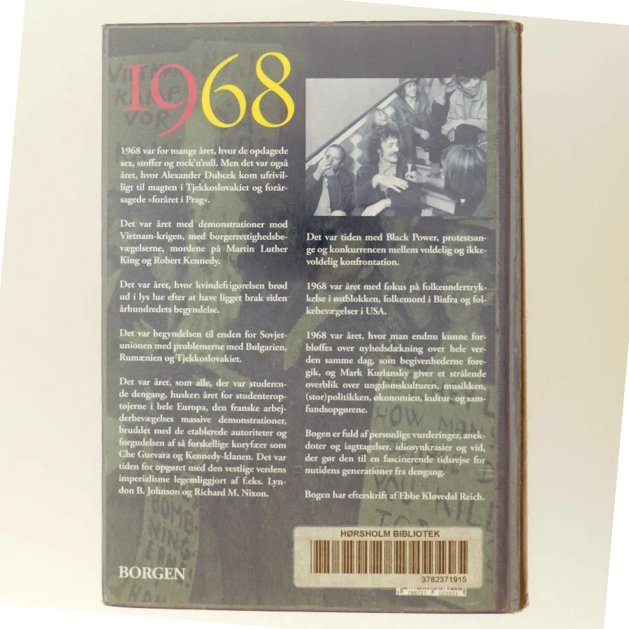 '1968 - året der rystede verden' af Mark Kurlansky (bog)
