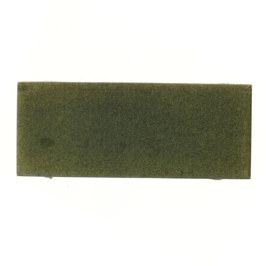 12 stk. Pletsølv franske 1930'er knivholdere (str. 33x13 cm)
