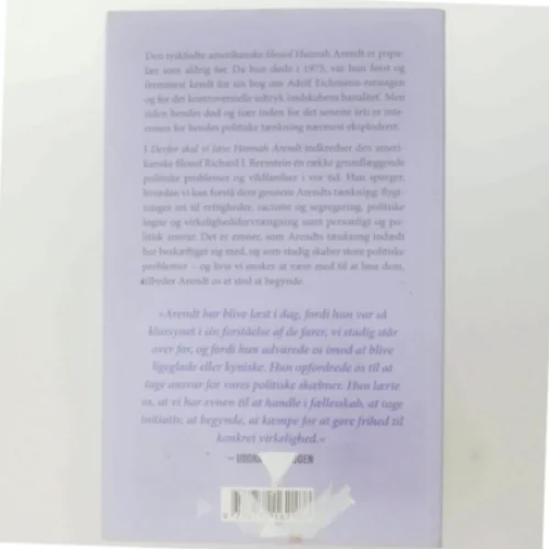 Derfor skal vi læse Hannah Arendt af Richard J. Bernstein (Bog)