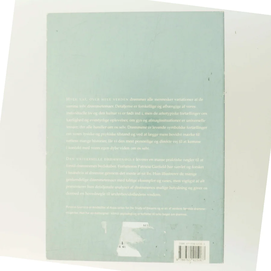 Den universelle drømmenøgle af Patricia L. Garfield (Bog)