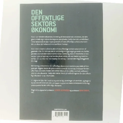 Den offentlige sektors økonomi (Bog)