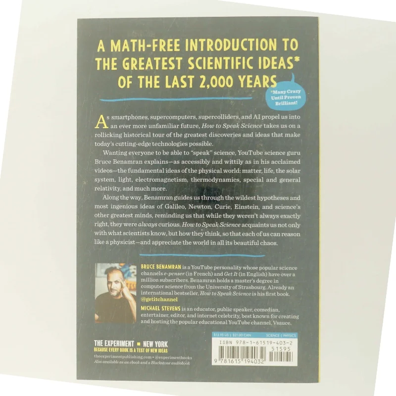 How to Speak Science af Bruce Benamran (Bog)