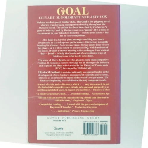 The Goal af Eliyahu M. Goldratt, Jeff Cox (Bog)