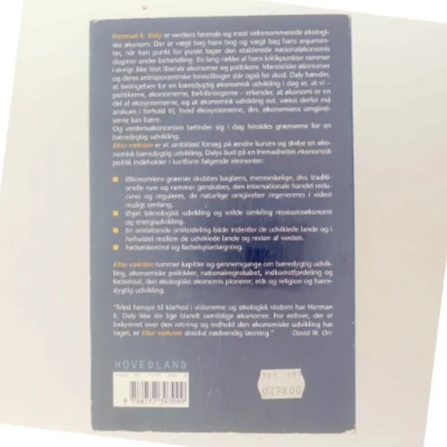 Efter væksten : den bæredygtige udviklings økonomi af Herman E. Daly (Bog)