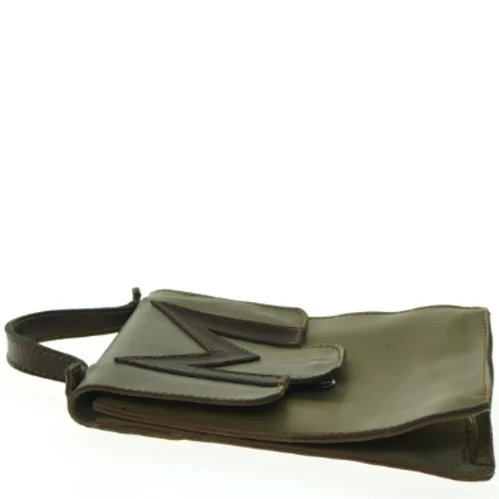 Vintage Margit Brandt Læder Taske (str. 20 x 18 cm)