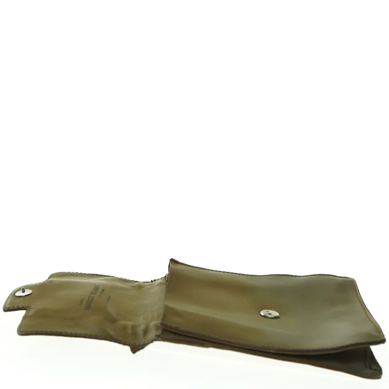 Vintage Margit Brandt Læder Taske (str. 20 x 18 cm)