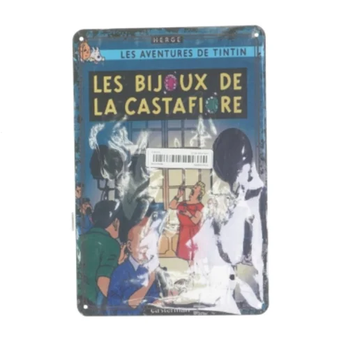 4 stk Tintin metal skilte (str. 30x20 cm)
