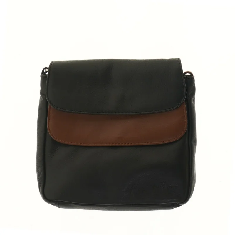 Lille læder skuldertaske fra Charlotte (str. 18x3x19 cm)