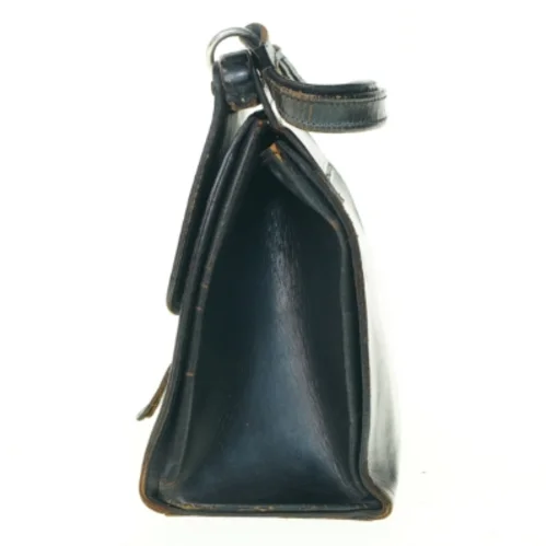 Vintage Retro Kernelæder Taske (str. 37 x 14 x 27 cm)