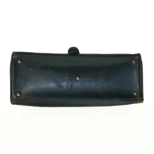 Vintage Retro Kernelæder Taske (str. 37 x 14 x 27 cm)