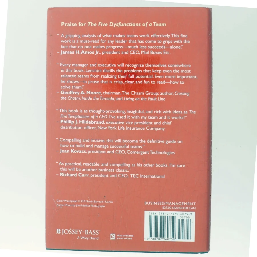 The Five Dysfunctions of a Team  Enhanced Edition - 1st Edition (eBook) af Lencioni, Patrick M. (Bog)