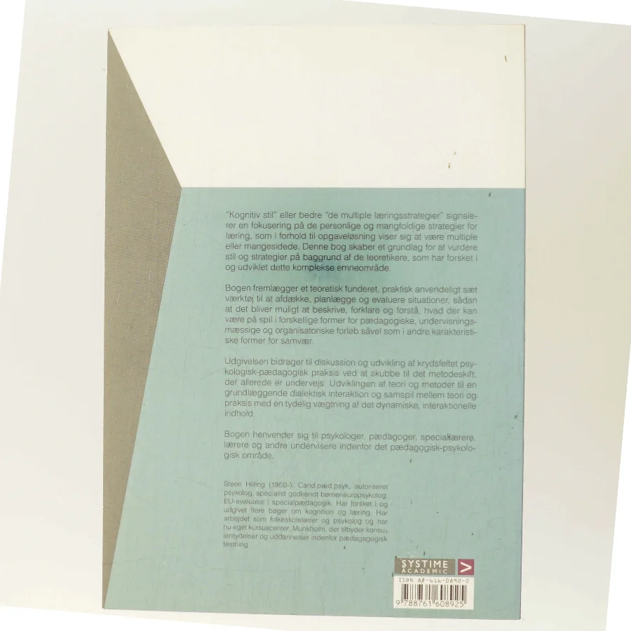 Kognitiv stil af Steen Hilling (Bog)
