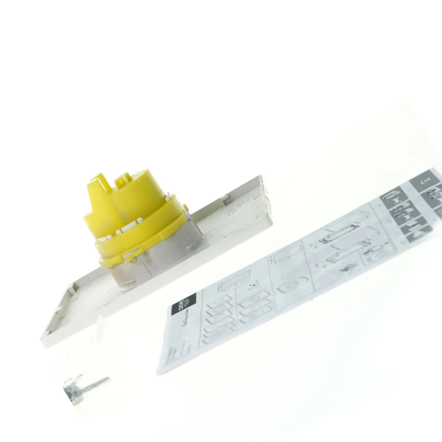 Grohe Nova Cosmopolitan betjeningsplade S, alpinhvid Trykknap til toilet (str. 20 x 16 x 10 cm)