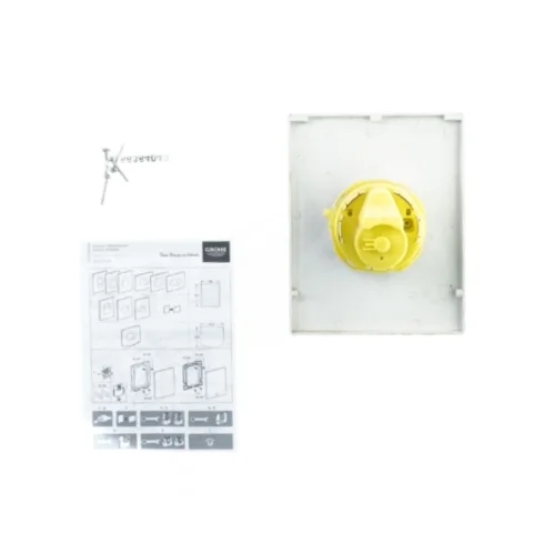 Grohe Nova Cosmopolitan betjeningsplade S, alpinhvid Trykknap til toilet (str. 20 x 16 x 10 cm)