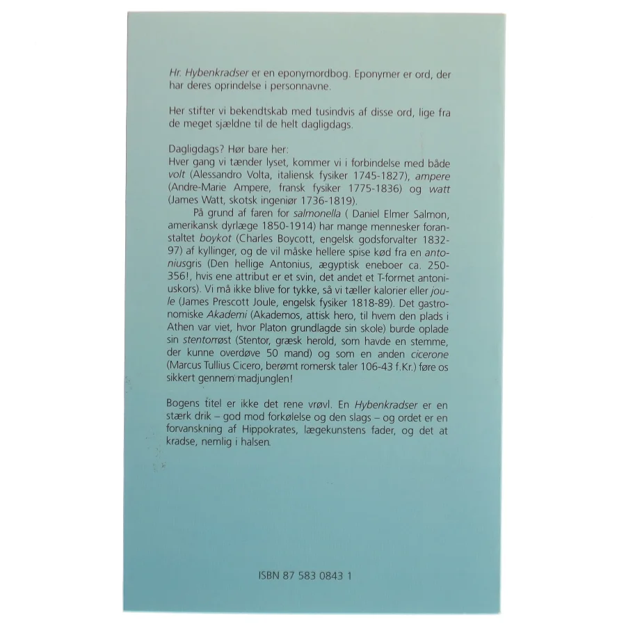 Hr. Hybenkradser - Hvem var det? af Bodil Wille Boisen (Bog)