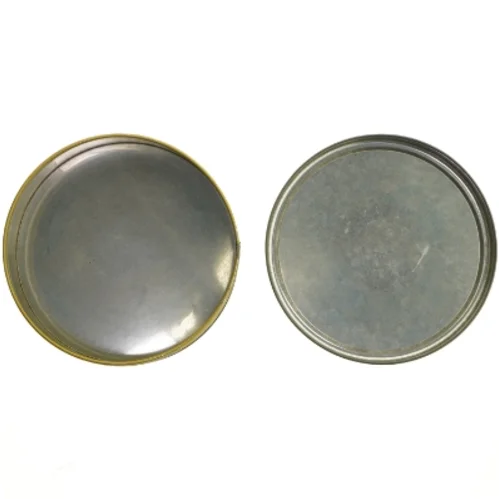 Sjælden Vintage metal kagedåse (str. Ø 22. cm)