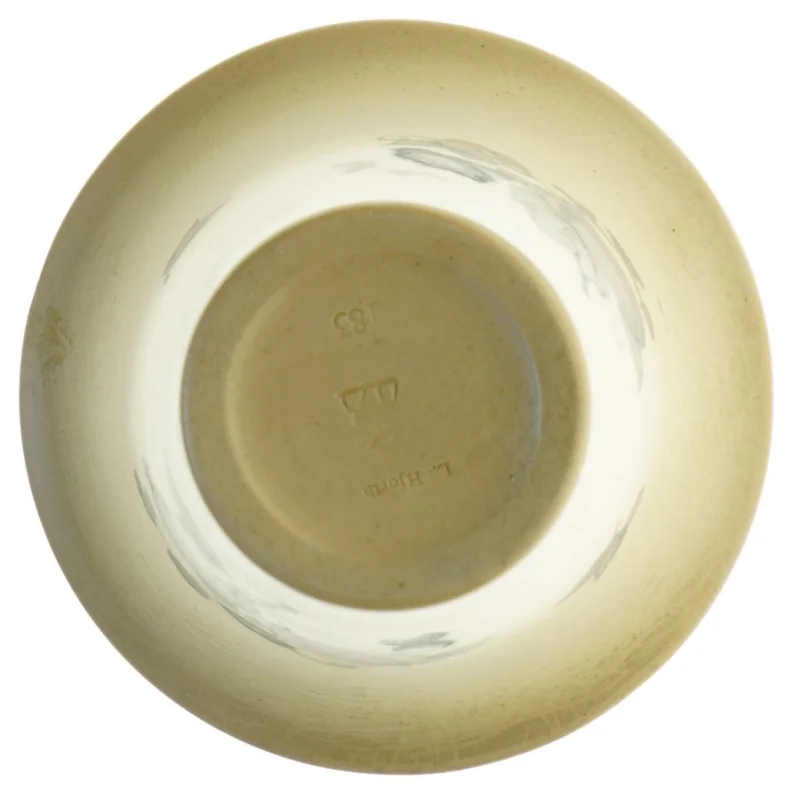 Keramikvase nr. 183 fra L. Hjorth (str. 14 x 12,5 cm)