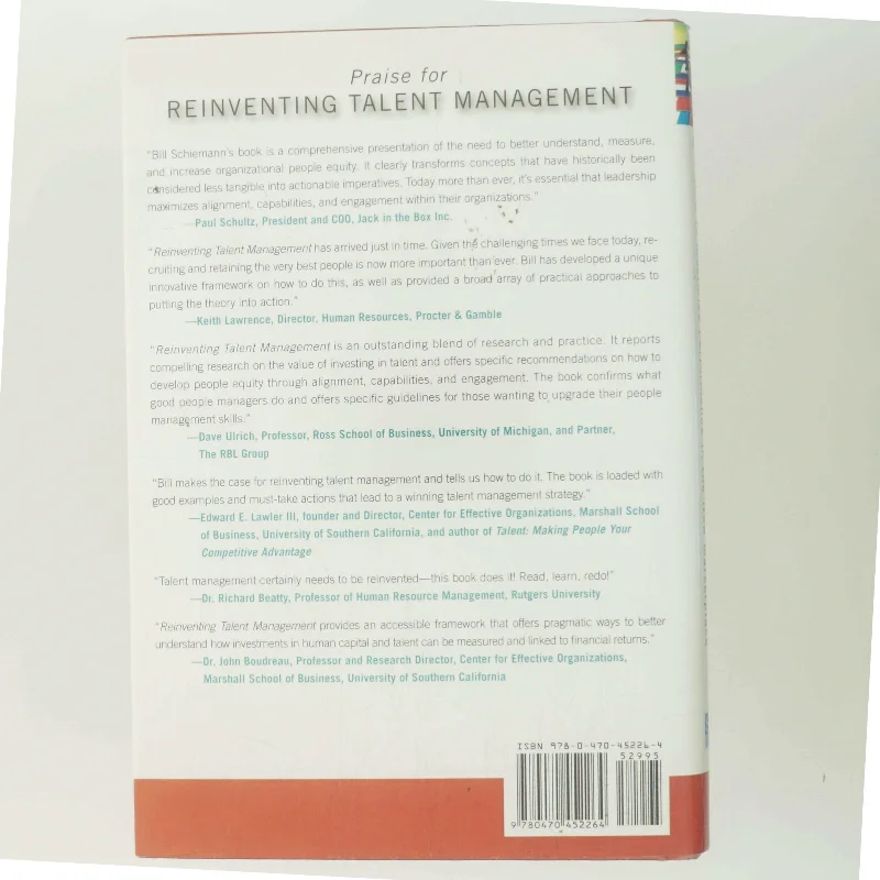Reinventing Talent Management af William A. Schiemann (Bog)